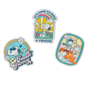 SET OF 3 SNOOPY PATCHES -