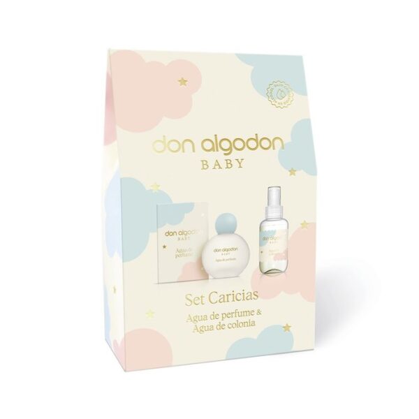 SET REGALO CARICIAS BABY PERFUME+COLONIA 100ML DON ALGODON - DON ALGODON Colección SET COLONIAS
