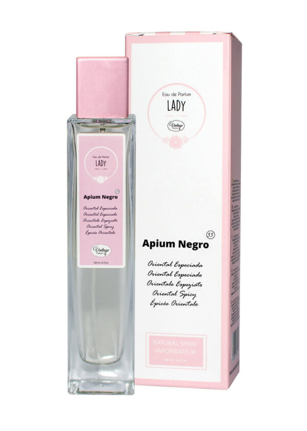 PERFUME FEMENINO 100ML VINTAGE APIUM NEGRO - NATUAROMATIC GEL Colección VINTAGE PARFUM