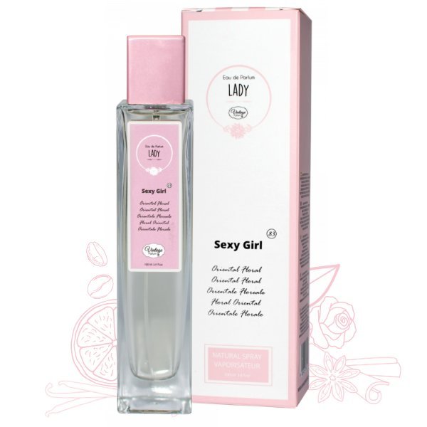 PERFUME FEMENINO 100ML VINTAGE SEXY GIRL - NATUAROMATIC GEL Colección VINTAGE PARFUM