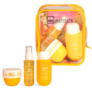 SET DE VIAJE RADIANT SKIN GEL CREMA CORPORAL Y COLONIA - IDC INSTITUTE Colección RADIANT SKIN