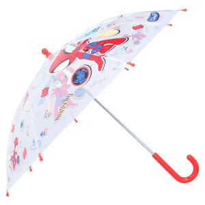 PARAGUAS INFANTIL MANUAL TRANSPARENTE SPIDEY RAINY DAYS -