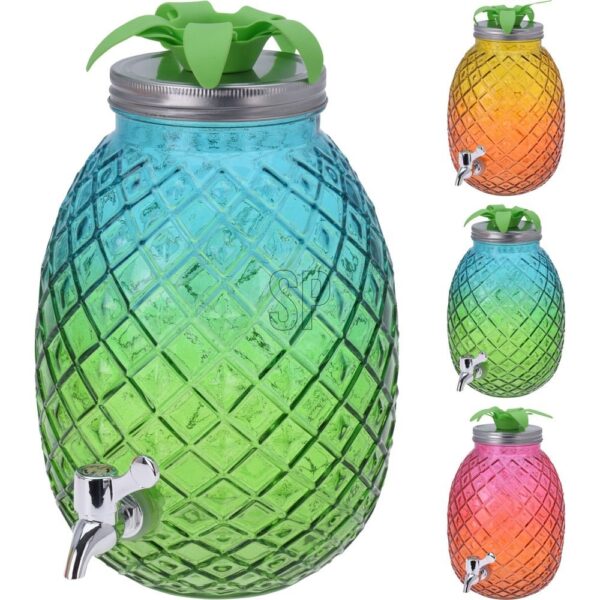 DISPENSADOR DE BEBIDAS PIÑA - KOOPMAN Colección TARROS HERMETICOS/-TARROS