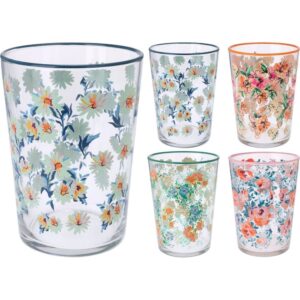 SET 4 DE VASOS SPRING 510ML - KOOPMAN Colección VIDRIO DOMESTICO