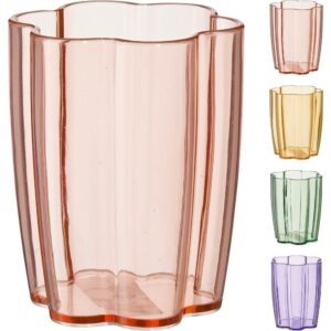 VASO 300ML FORMA FLOR COLORES SURTIDOS - KOOPMAN Colección HOUSEHOLD PLASTICS
