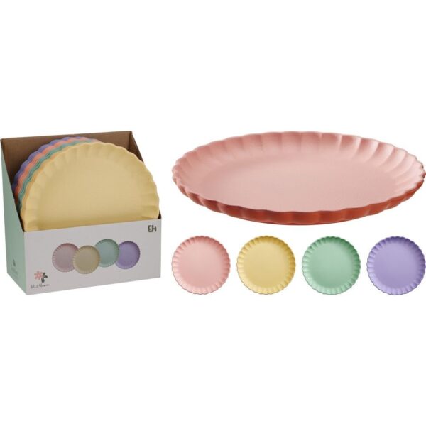 PLATO MELAMINA 20X20CM COLORES SURTIDOS - KOOPMAN Colección HOUSEHOLD PLASTICS