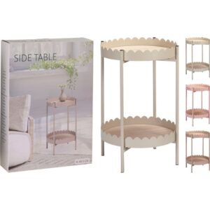 MESITA AUXILIAR 2 BANDEJAS - KOOPMAN Colección MESITA