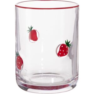 VASO CRISTAL 335ML FRESAS - KOOPMAN Colección SERVICIO MESA