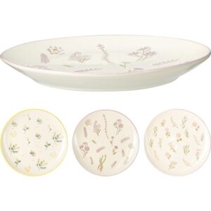 PLATO CERAMICA 20,5CM SPRING SURTIDOS - KOOPMAN Colección SERVICIO MESA