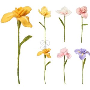 FLOR DECORATIVA 35CM COLORES SURTIDOS - KOOPMAN Colección FLOWERS/PLANTS