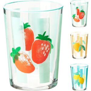 VASO CRISTAL 510ML FRUITS SURTIDOS - KOOPMAN Colección SERVICIO MESA