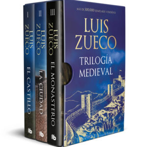 TRILOGIA MEDIEVAL ESTUCHE EL CASTILLO EL MONASTERIO LA CIUDA - LUIS ZUECO - B DE BOLSILLO