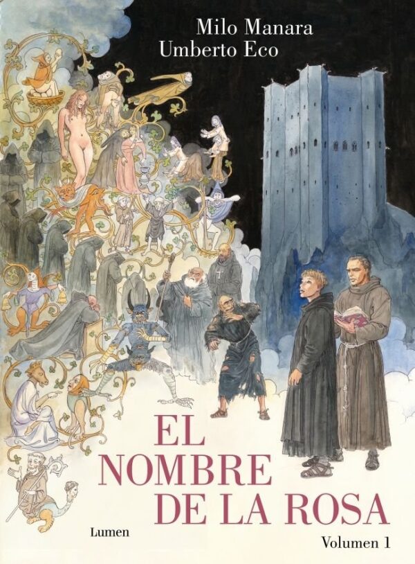 EL NOMBRE DE LA ROSA LA NOVELA GRAFICA - UMBERTO ECO - LUMEN