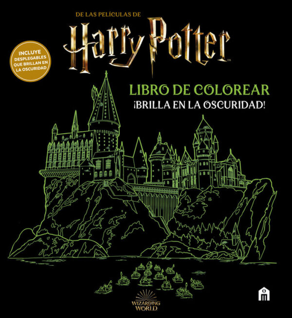 HARRY POTTER LIBRO DE COLOREAR BRILLA EN LA OSCURIDAD - POTTER,HARRY - MAGAZZINI SALANI