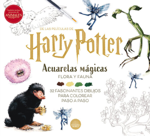 HARRY POTTER ACUARELAS MAGICAS FLORA Y FAUNA - POTTER,HARRY - MAGAZZINI SALANI