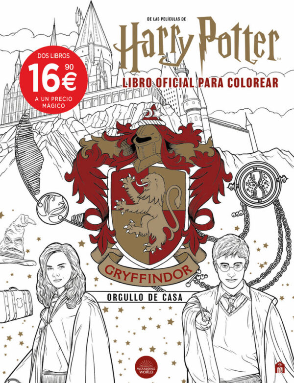 PACK CASAS DE HOGWARTS PARA COLOREAR - POTTER,HARRY - MAGAZZINI SALANI