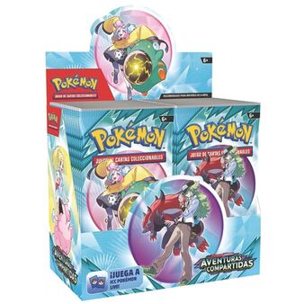 Sobre cartas Aventuras Compartidas Pokemon latino - Oferta
