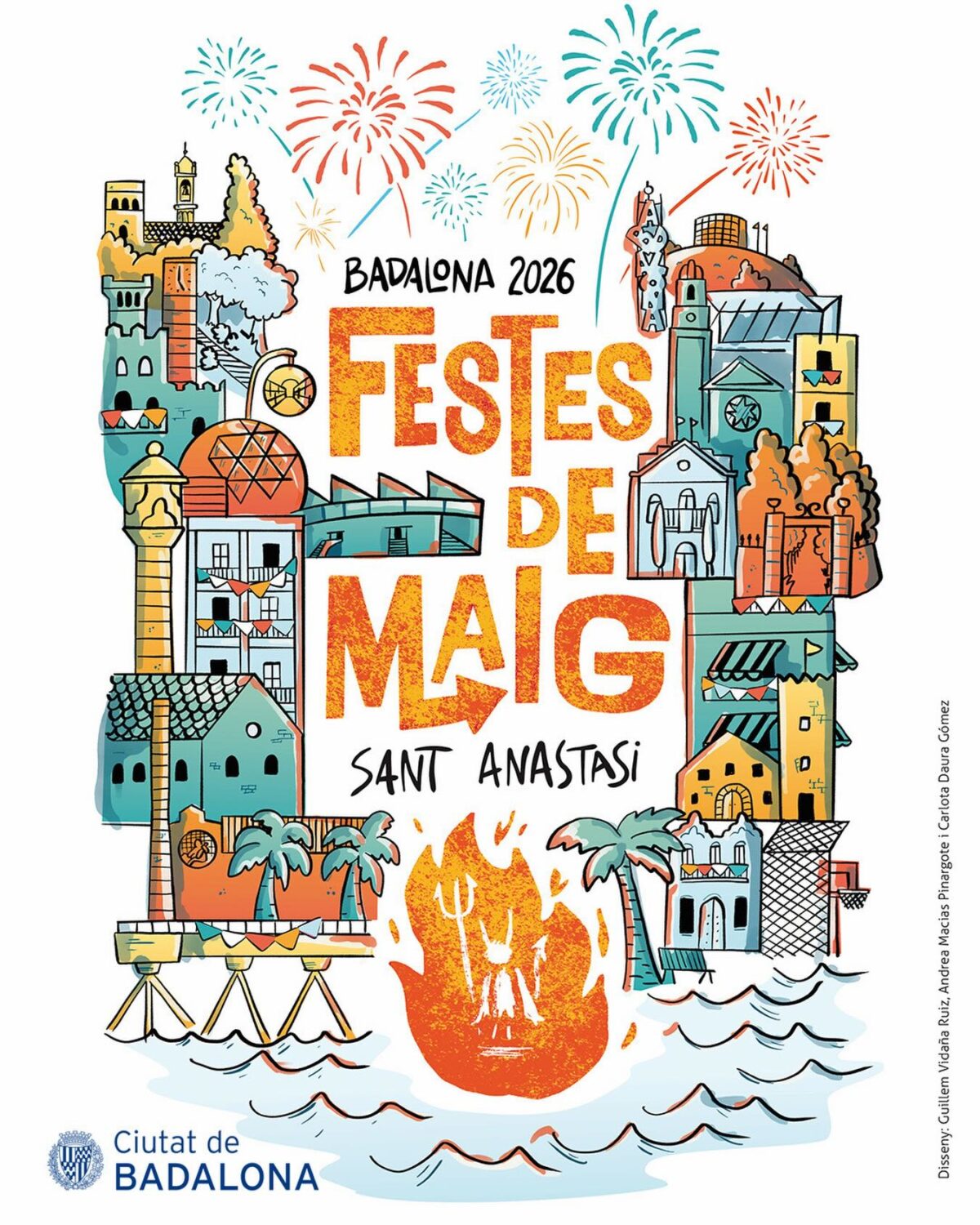 festes de maig cartel badalona fiestas mayo 2026 primavera