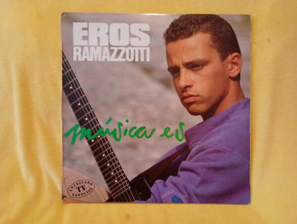 EROS RAMAZZOTTI - Música es - Disco Vinilo LP - Usado