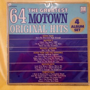 64 MOTOWN'S GREATEST HITS - Cofre 4 Discos Vinilo LP Soul & Funk La mejor música negra