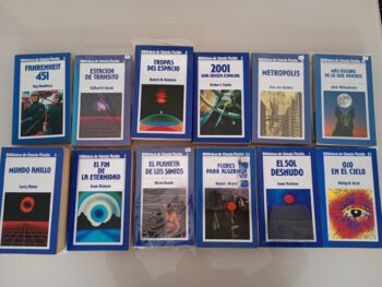 Flores para Algernon - Daniel Keyes - Edición Orbis Fabri Biblioteca Ciencia Ficción Azules