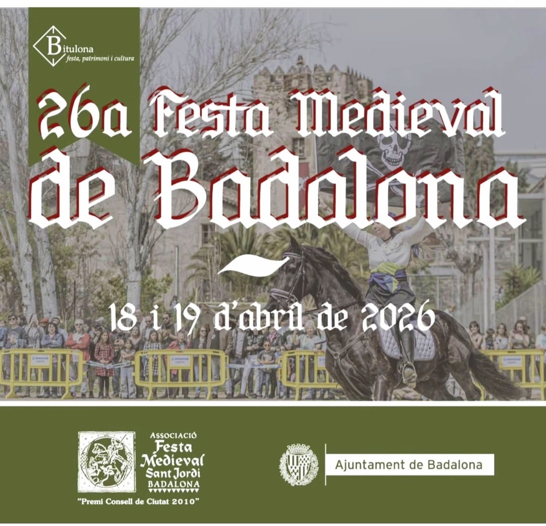 feria medieval fiesta de badalona abril 2026