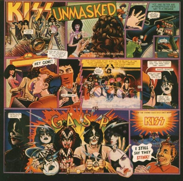 KISS - UNMASKED - Disco Vinilo LP Hard Rock - Usado buena condicion
