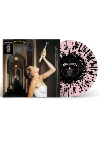 helloween disco lp vinilo heavy color splatter pintura