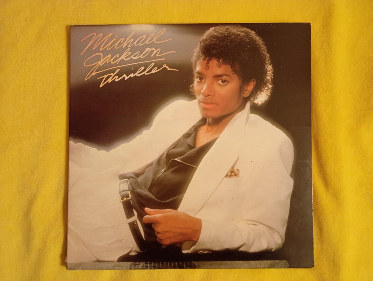 michel jackson vinilo thriller original 1983 francia gatefold