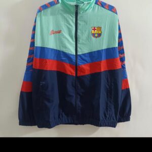 parabvientos barca fcb azul bitonal con franja blaugrana