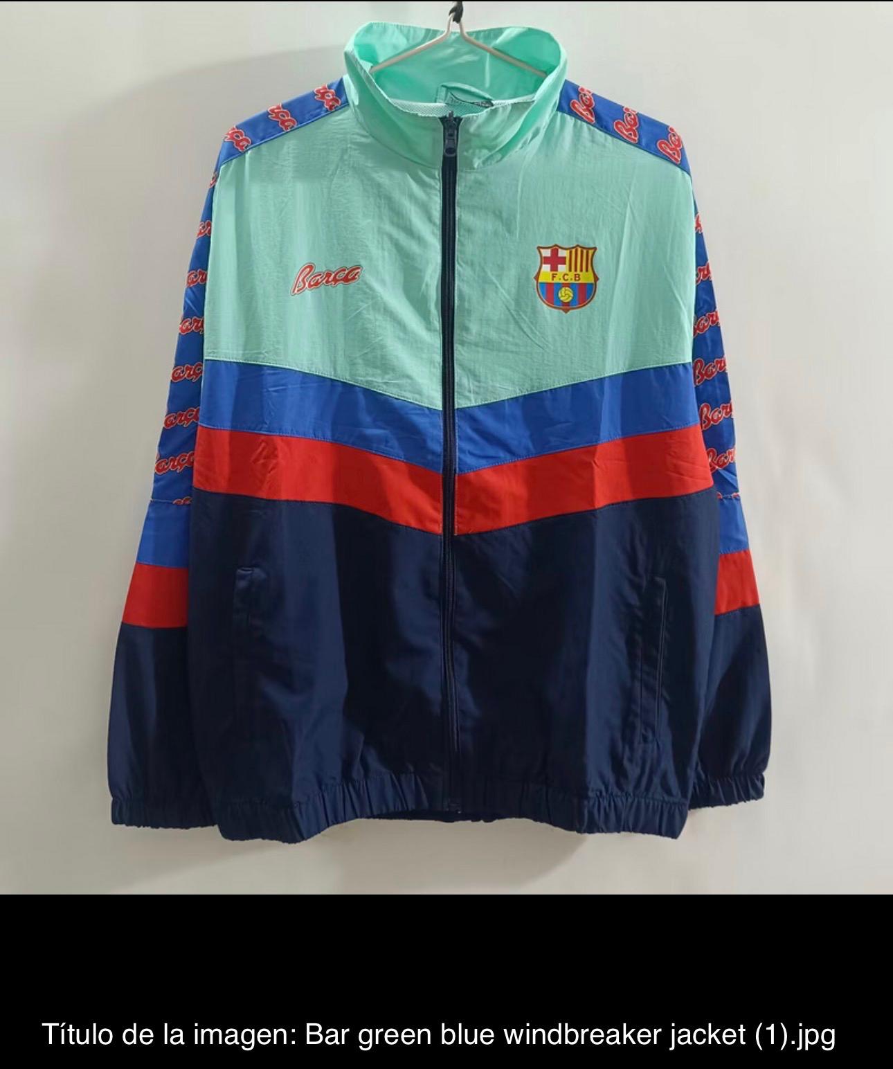 parabvientos barca fcb azul bitonal con franja blaugrana