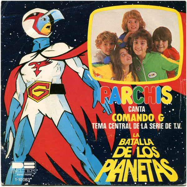 PARCHÍS - COMANDO G - BATALLA DE LOS PLANETAS - Disco vinilo LP con JUEGO y vinilo Azul de colección - Discos frikis y nostalgia