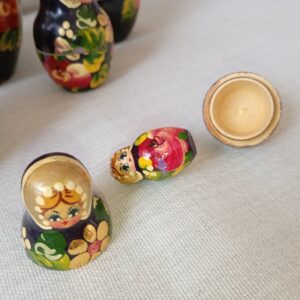 juego de muñecas matrioska originales hechas a mano