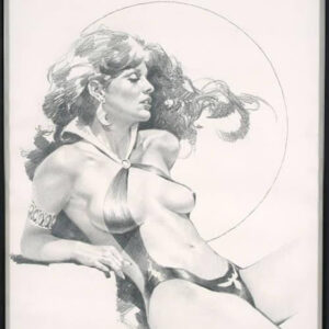 Vampirella by Pepe González Lápiz  – Poster Print A3 Plus