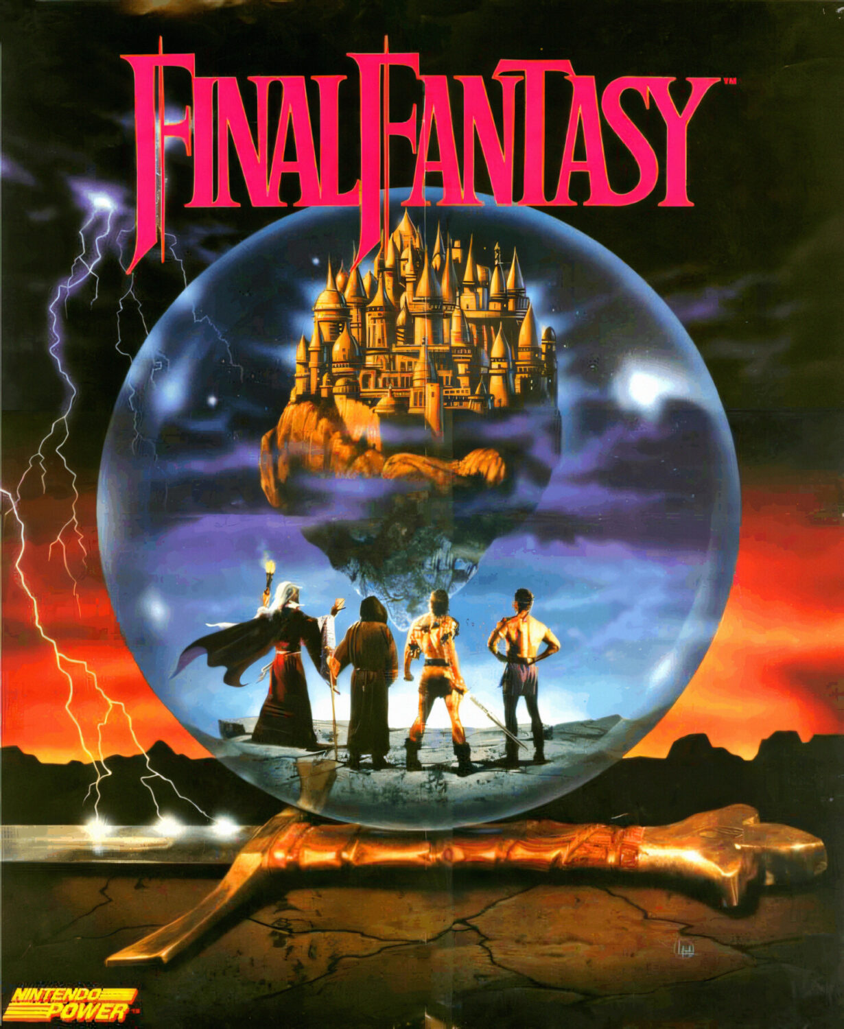 Final Fantasy Poster Retro videojuegos años 80