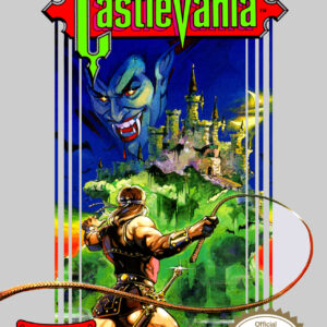 Castlevania Konami Carátula MSX Videojuego Retro - Lámina Poster Print A3 Plus