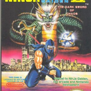 ninja poster vieojuego retro