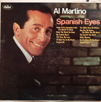 Al Martino – Spanish Eyes – Disco Vinilo LP – Baladista – Crooner