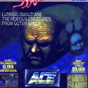 Anuncio videojuego Alien Syndrome inspiracion Giger