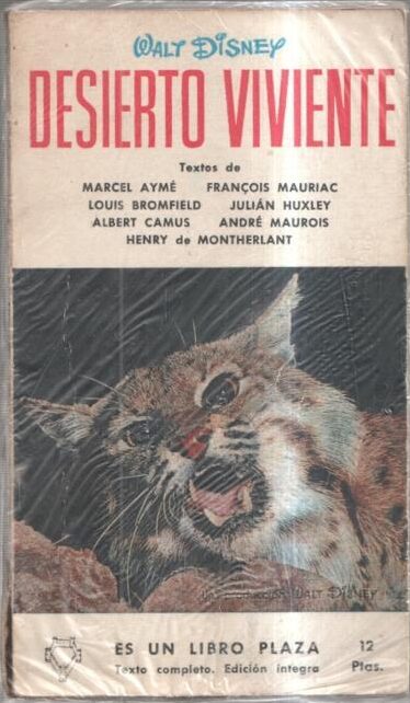 libros raros antiguos walt disney desierto viviente documental