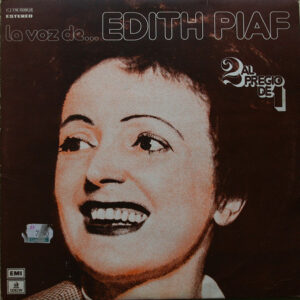 La voz de Edith Piaf – Disco LP Vinilo Canción Francesa