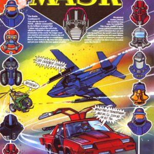 MASK Videojuego Comic Vintage  – Poster Print A3 Plus Super HD