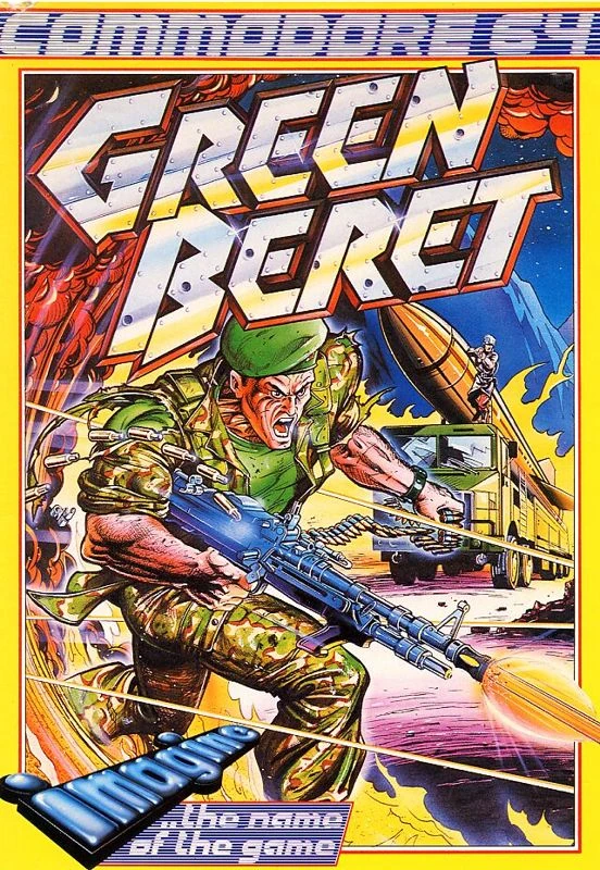 Green Beret (Rush'n Attack) - Videojuego carátula - Lámina Poster Print A3 Plus