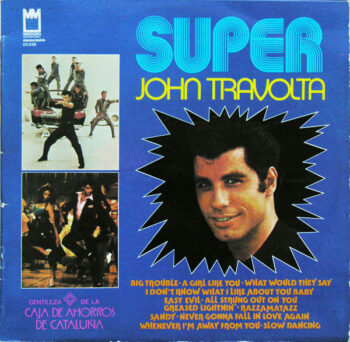 Super John Travolta – Grease – Disco vinilo LP – Pop Rock BSO – Usado Coleccion