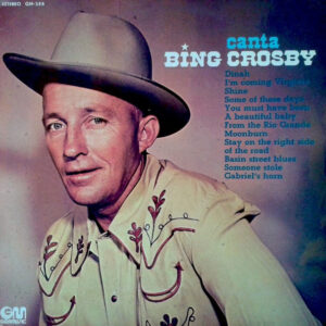 Disco Bing Crosby Canta Easy Listening Blues Jazz Crooner