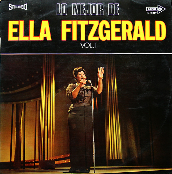 Ella Fitzgerald Lo Mejor Volumen I LP Disco Vinilo Jazz Blues