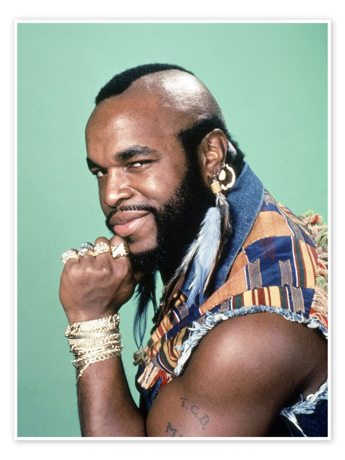 MISTER T - El Equipo A M.A.Baracus - Poster Print A3+