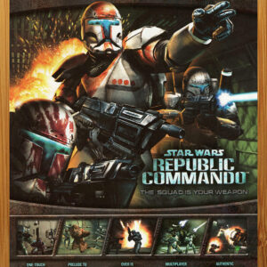STAR WARS REPUBLIC COMMANDO - Anuncio Marketing Videojuego -  – Poster Print A3 Plus Super HD