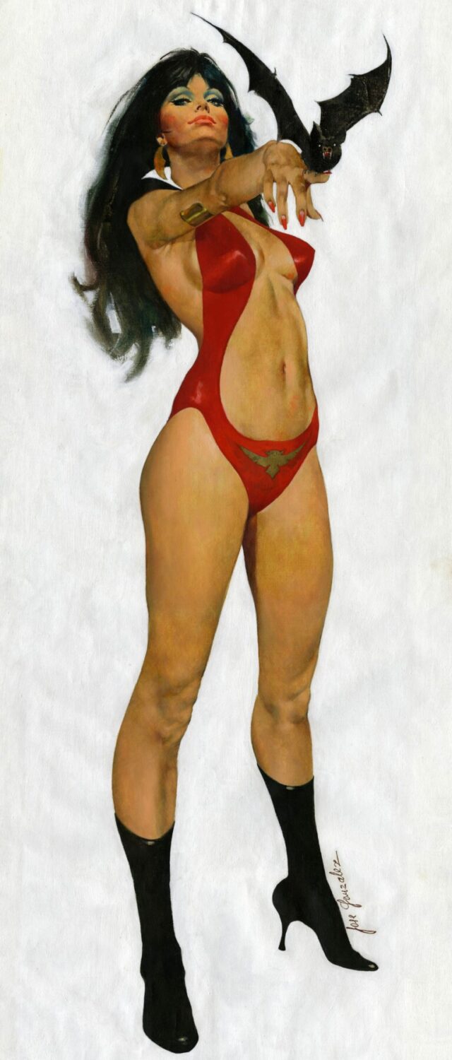 Vampirella Portada Septiembre 1972 José González -  – Poster Print A3 Plus