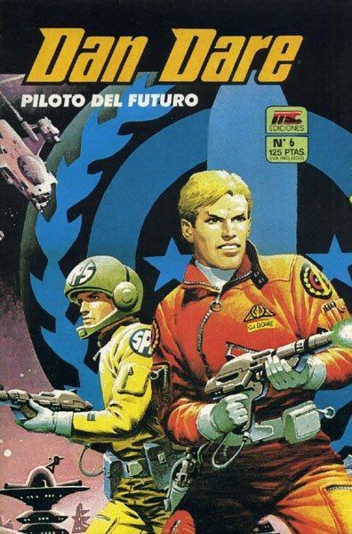 Dan Dare numero 6 Piloto del futuro comic pulp sci-fi